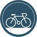 Belastungsklasse A15 Piktogramm-Fahrrad