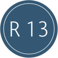 Rutschhemmungsklasse R13-Piktogramm